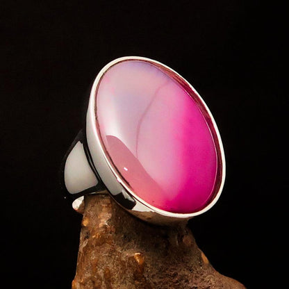 Pink Agate Ring