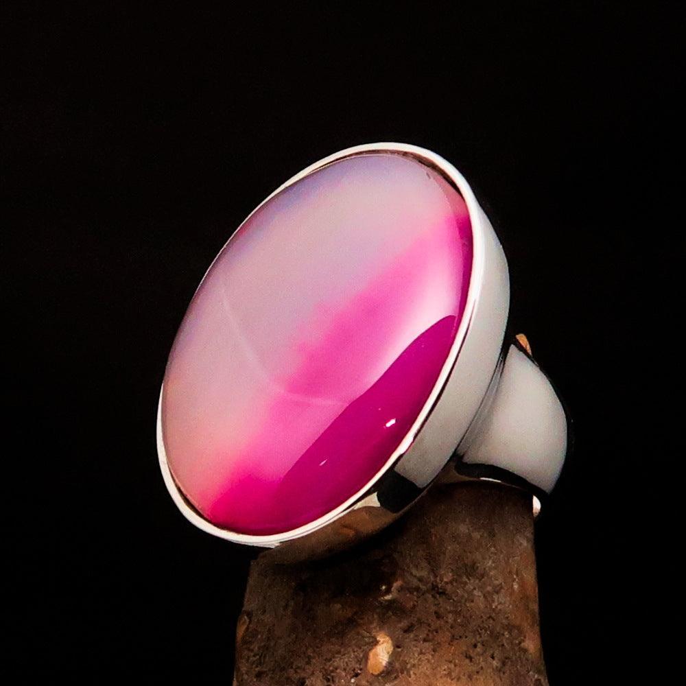 Pink Agate Ring